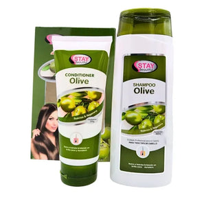Shampoo Y Acondicionador Caja Oliva Stay