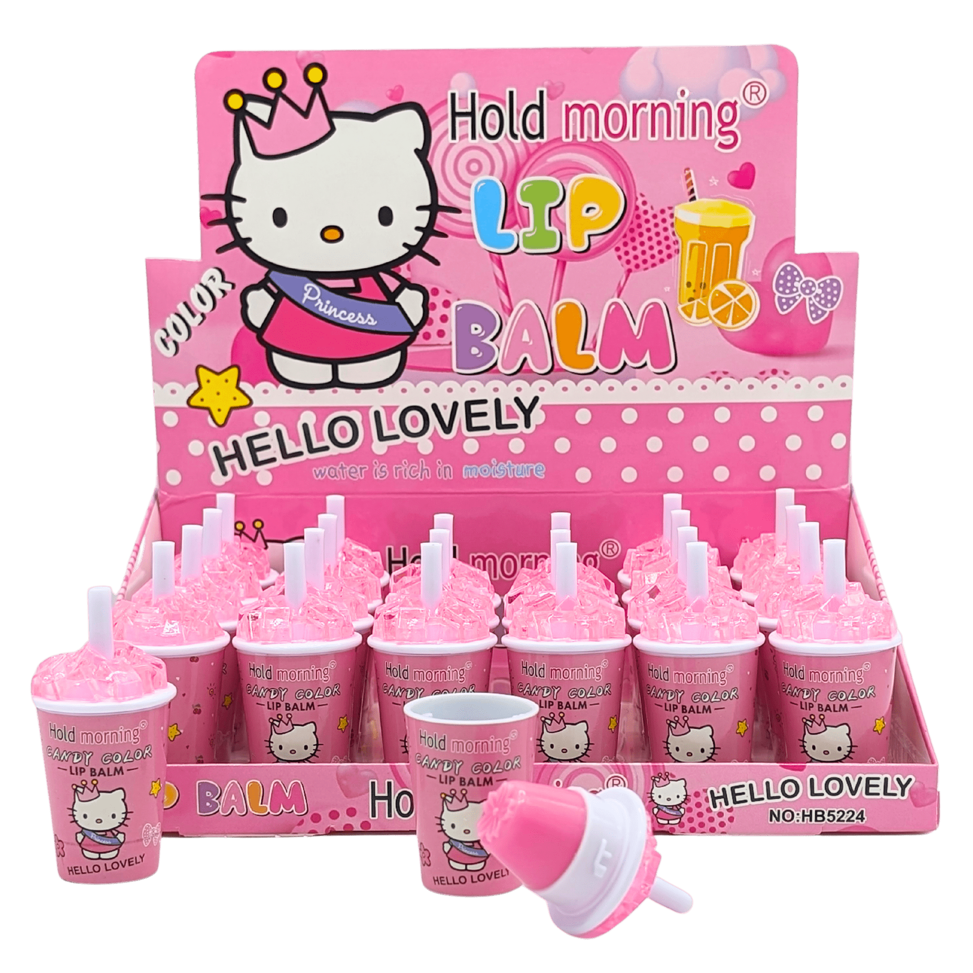 Brillo Labial Hold Morning Cute Hello Lovely - AjSilesHB5224