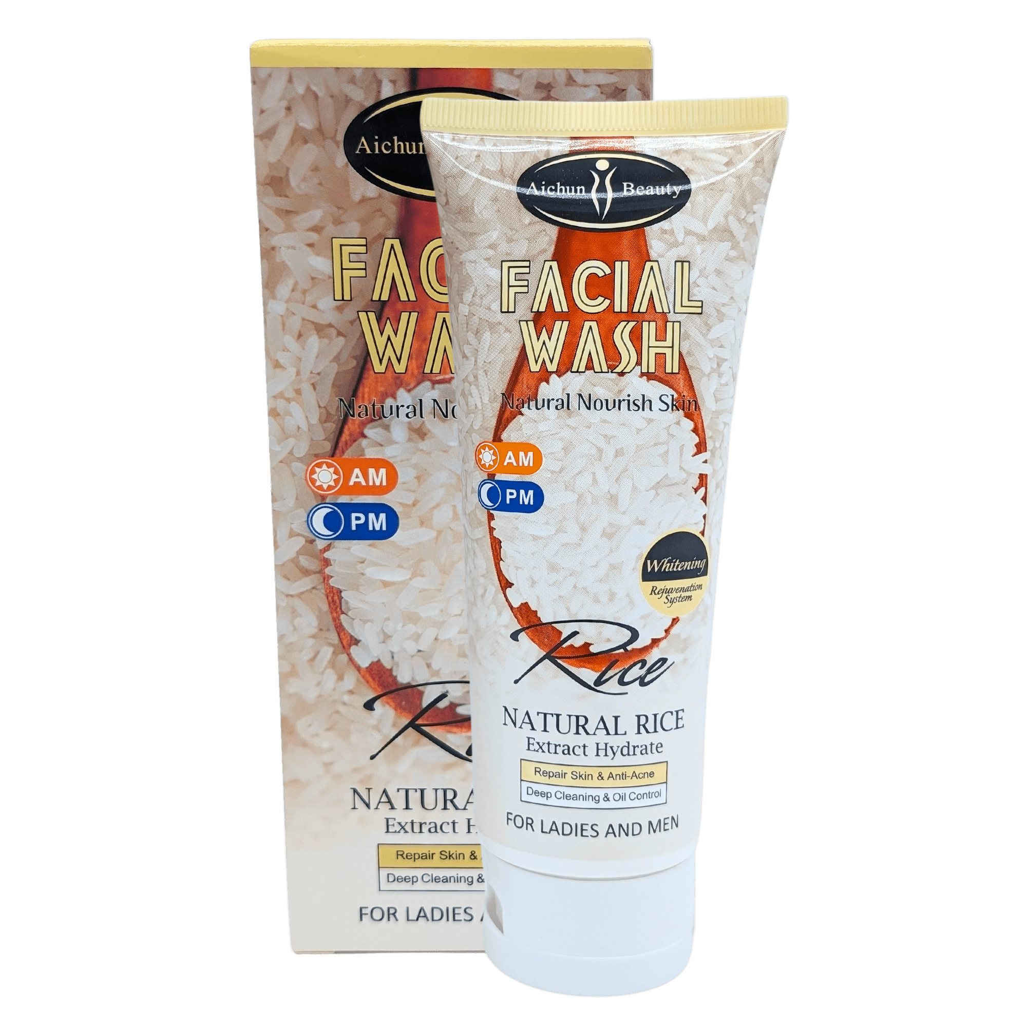 Limpiador Facial Arroz Natural Aichum Beauty Nutre La Piel 100ml - AjSilesC3120