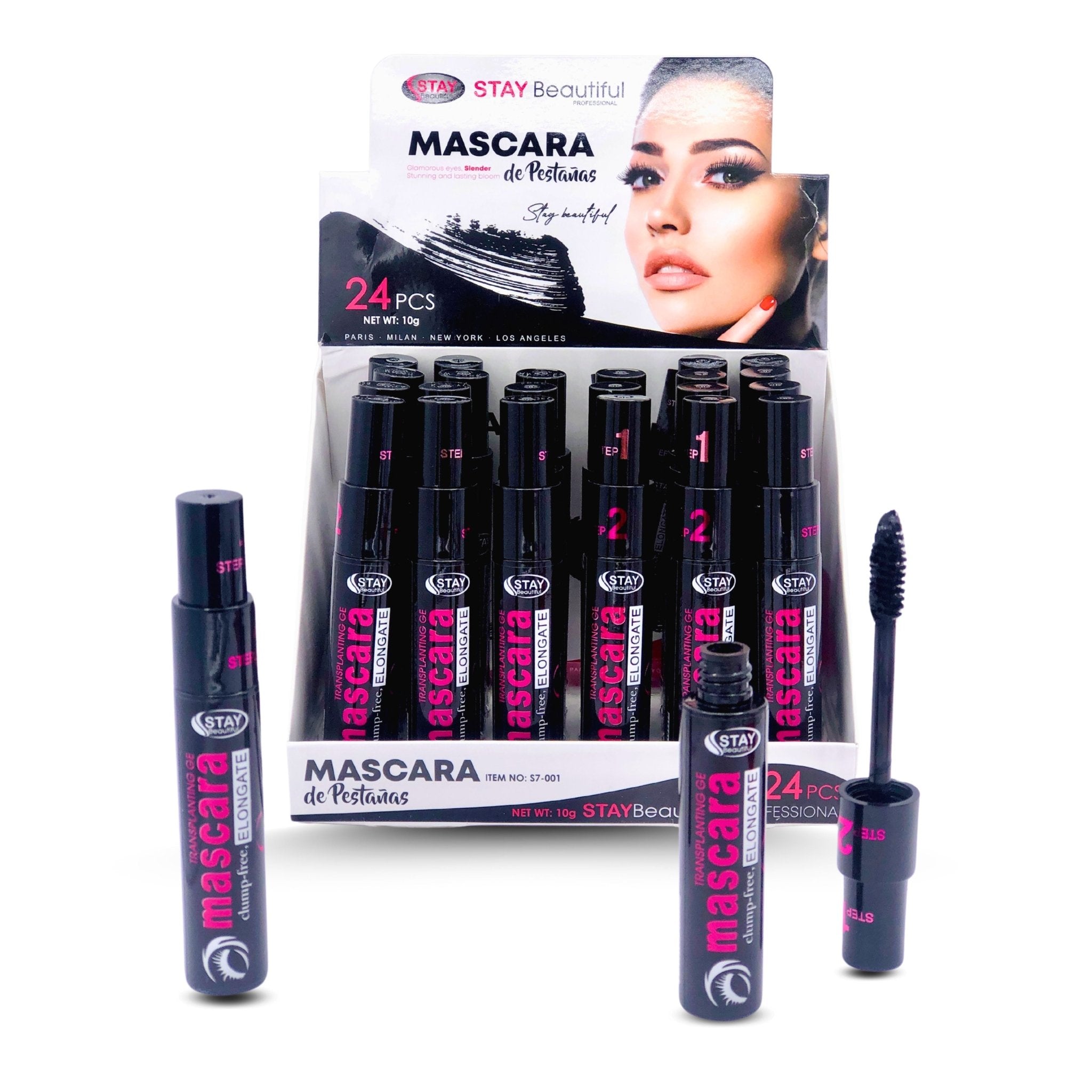 Mascara Stay transparente en gel - AjSilesS7-001