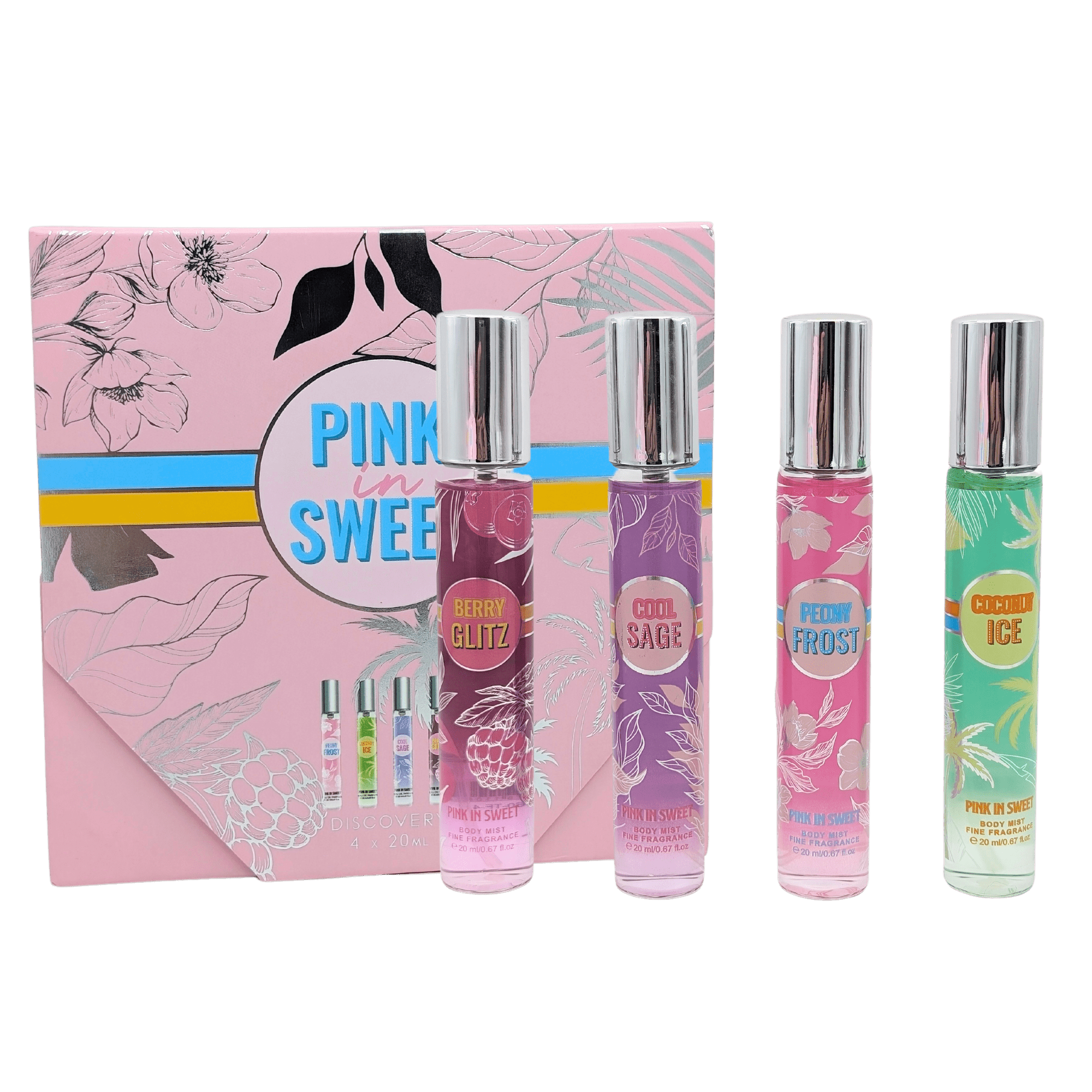 Set de body Pink in Sweet 4pcs 20ml - AjSilesB0060-TF